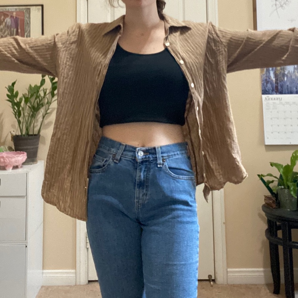 Stripped button down jacket - Picture 2 of 5